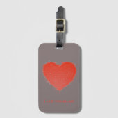 ハートラゲージタグ ラゲッジタグ (正面縦)