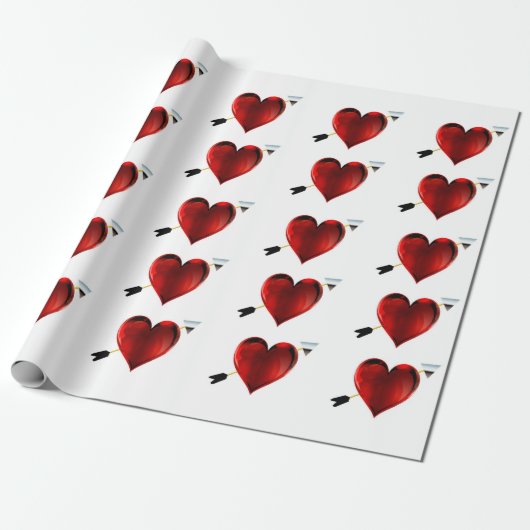 ハートラップ紙 ラッピングペーパー (アンロールド)