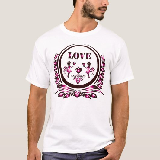 ハートラバーのシャツ Tシャツ (正面)