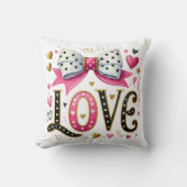 ハートラブコケ クッション (正面)