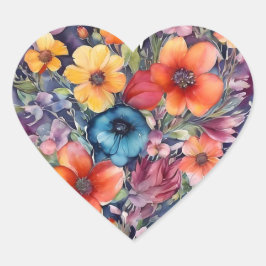 ハートラブステッカー ハートシール