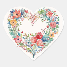 ハートラブステッカー ハートシール