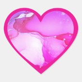 ハートラブステッカー ハートシール (正面)