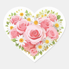 ハートラブステッカー ハートシール