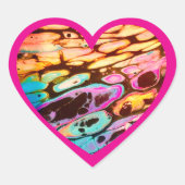 ハートラブステッカー ハートシール (正面)