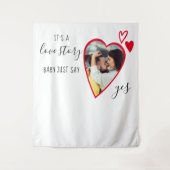 ハートラブストーリーSayYes結婚提案B タペストリー (正面)