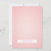 ハートラブスプリンクルベイビーシャワー招待状 招待状 (裏面)