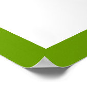 ハートラブツリーグリーンカスタムポスター ポスター (角)