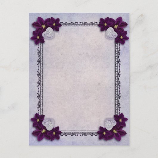 ハートラブデート運命の運命をパーソナライズ ポストカード (正面)