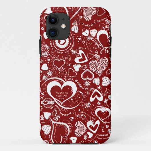 ハートラブドードレス Case-Mate iPhoneケース (裏面)