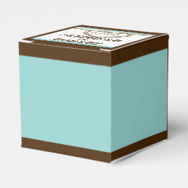 ハートラブノットウェスタン結婚式の引き出物ボックス フェイバーボックス