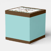 ハートラブノットウェスタン結婚式の引き出物ボックス フェイバーボックス (裏面サイド)