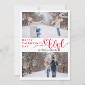 ハートラブフォトコラージバレンタイン シーズンカード (正面)