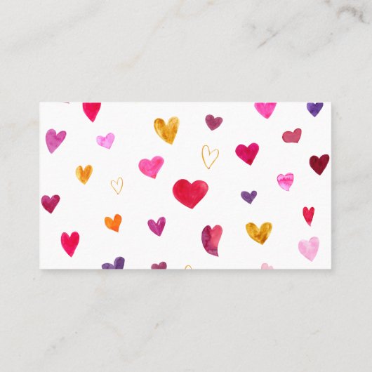 ハートラブペットシッターグルーミングポー 名刺 (裏面)