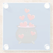 ハートラブポーション ガラスコースター (裏面)