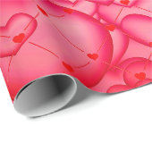 ハートラブラッピング紙 ラッピングペーパー (ロールコーナー)