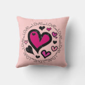 ハートラブラブラブ クッション (裏面)