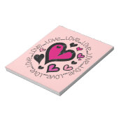 ハートラブラブラブ ノートパッド (回転)