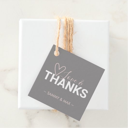 ハートラブ＆サンクス フェイバータグ (インサイチュ)