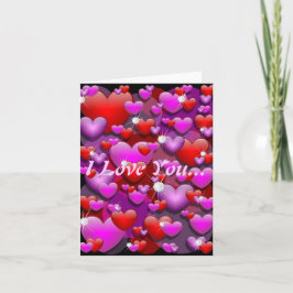ハートラブ&ダイヤモンド「I Love You」カード シーズンカード