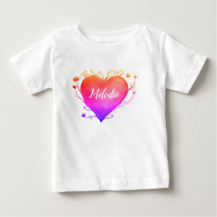 ハートラブTシャツ ベビーTシャツ