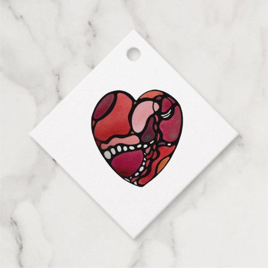 ハートラベル フェイバータグ (正面)