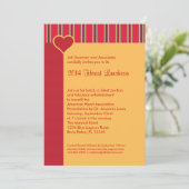 ハートランチョン資金調達イベント招待状 招待状 (スタンド正面)