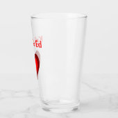 ハートラヴ結婚レッドのカップル4ケリー&エド（名前） タンブラーグラス (左)