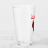 ハートラヴ結婚レッドのカップル4ケリー&エド（名前） タンブラーグラス (右)