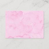 ハートリトルスウィートベビーシャワーおむつラッフル エンクロージャーカード (裏面)