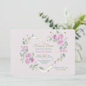 ハートリハーサルディナーを開く 招待状 (スタンド正面)