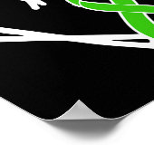 ハートリボンサポートメンタルヘルス認識度月 ポスター (角)