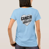 ハートリボン生存肺がん Tシャツ (裏面)