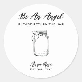 *~*ハートリボンAP30戻りjar缶詰メイスン ラウンドシール