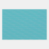 ハートリンクシルバーヴェルディグリ結婚ス婚約 ラッピングペーパーシート (正面3)