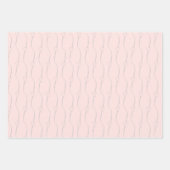 ハートリンクMistyバラ結婚の婚約 ラッピングペーパーシート (正面)