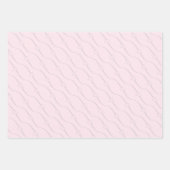 ハートリンクonドーンピンク結婚ズ婚約 ラッピングペーパーシート (正面2)