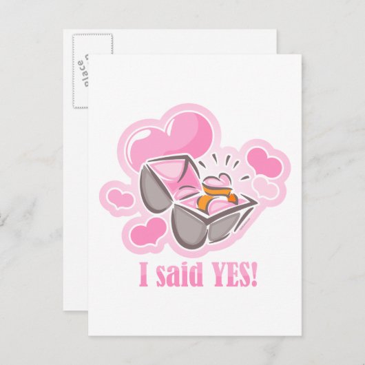 ハートリング 私もイエス 案内ポストカード (正面/裏面)