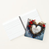 ハートリースイエスジャーナルと時間を過ごす ノートブック (内部)