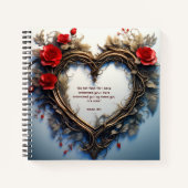 ハートリースイエスジャーナルと時間を過ごす ノートブック (正面)