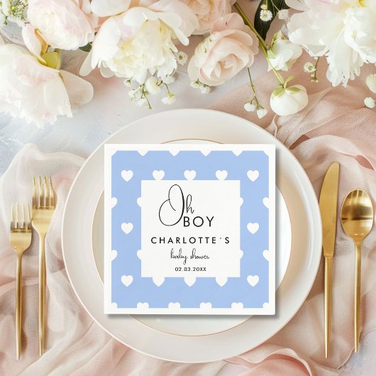 ハートリースベビーシャワー スタンダードカクテルナプキン