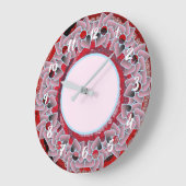 ハートリースラウンドクロック ラージ壁時計 (傾斜)