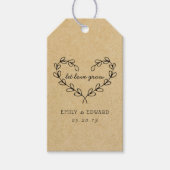 ハートリースリーラブグロウ結婚式の引き出物 ギフトタグ (正面)