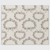 ハートリース切り離し/折り返し紙 ラッピングペーパー (フラット)