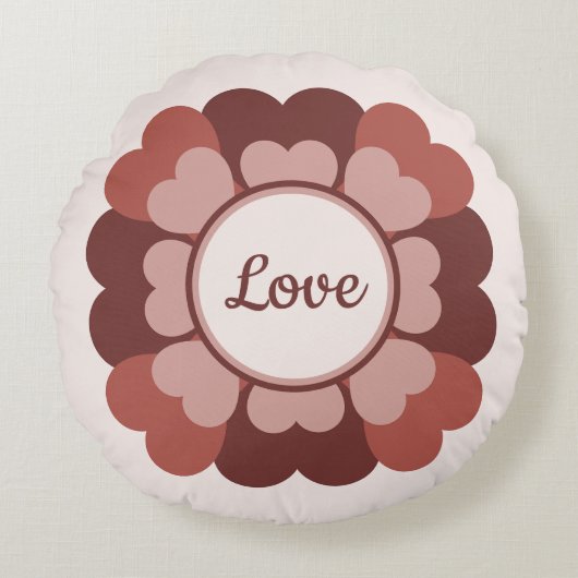 ハートリース ラウンドクッション (正面)