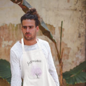 ハートリーフラベンダーツリーヴィンテージバ結婚ードズ スタンダードエプロン