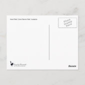 ハートリーフ素晴らし、オーストラリア ポストカード (裏面)