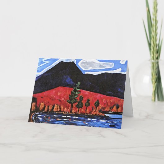 ハートリー – 山カターディン,メイン州,統一された州 カード (正面)