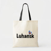 ハートルハンスク、Луганськ、ウクライナ、私はルハンスクを愛している トートバッグ (正面)