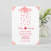 ハートレインディライト誕生日 招待状 (スタンド正面)